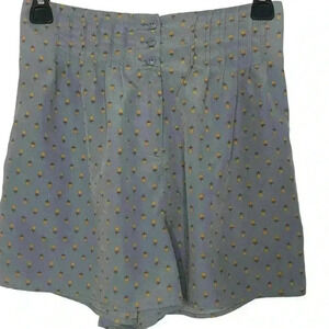 Kimchi Blue Anthropologie High Waisted Floral Lightweight Shorts Size Small